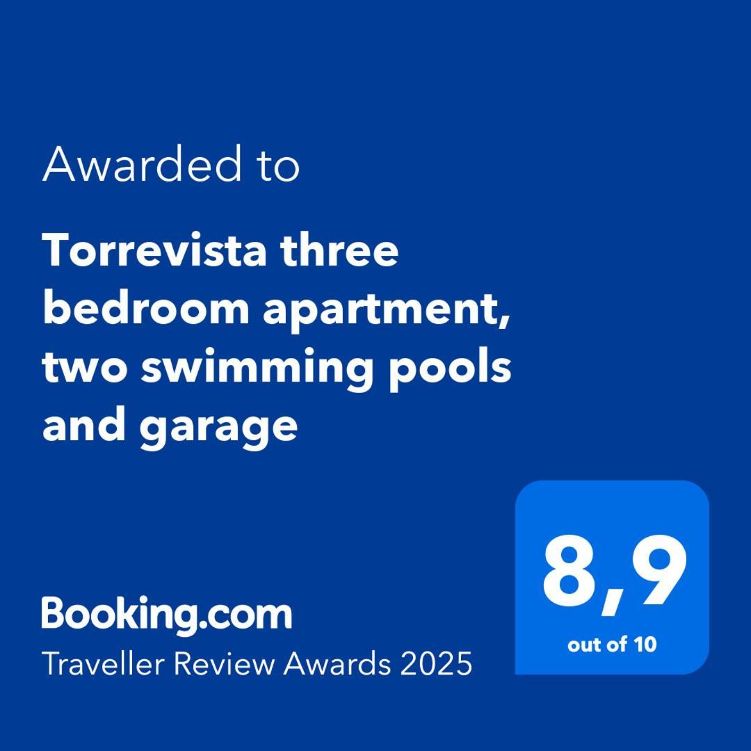 Torrevista Three Bedroom Apartment, Two Swimming Pools And Garage Torrevieja Ngoại thất bức ảnh